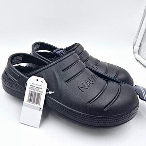 Nautica Fleece Lined Crocs - Size 5 Y/ 7 W